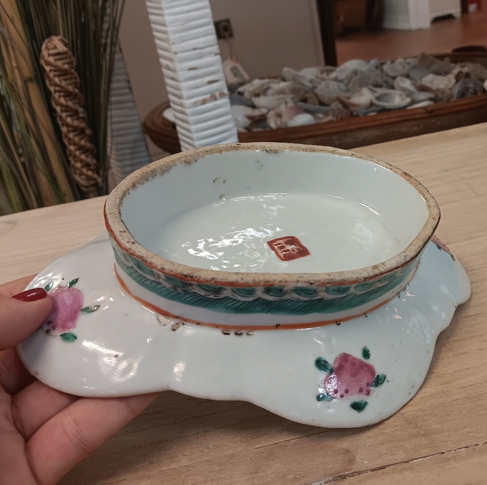 Vintage Famille Rose Dish - Picture 5 of 9